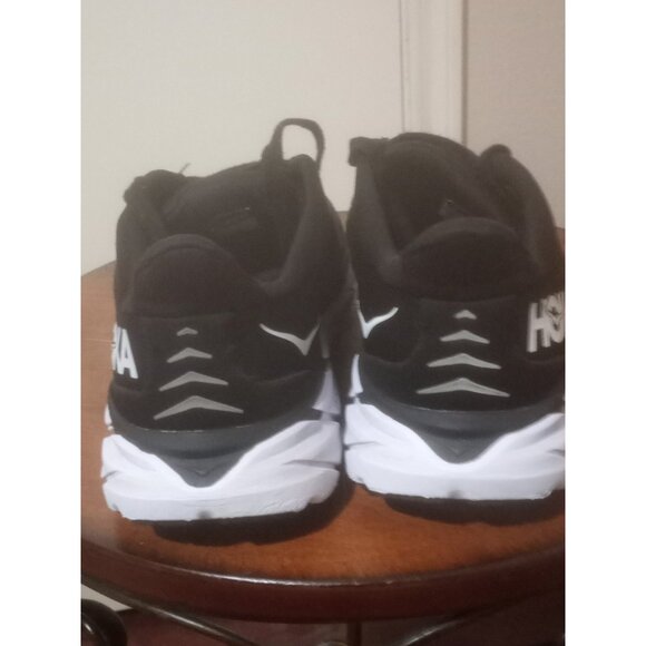 Hoka One One Clifton 8 Womens Size 7.5B 1119394 BWHT Black White Shoes - Picture 9 of 13